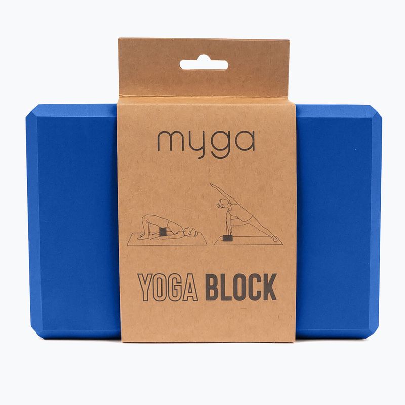 Yoga block Myga Foam Block do jogi navy 2