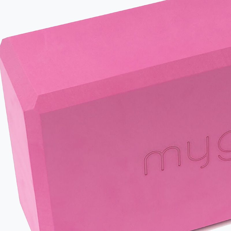 Yoga block Myga Foam Block pink 2