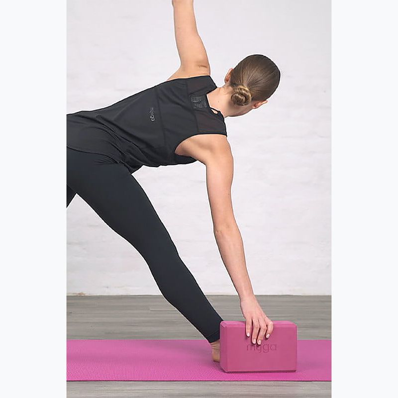 Yoga block Myga Foam Block pink 7