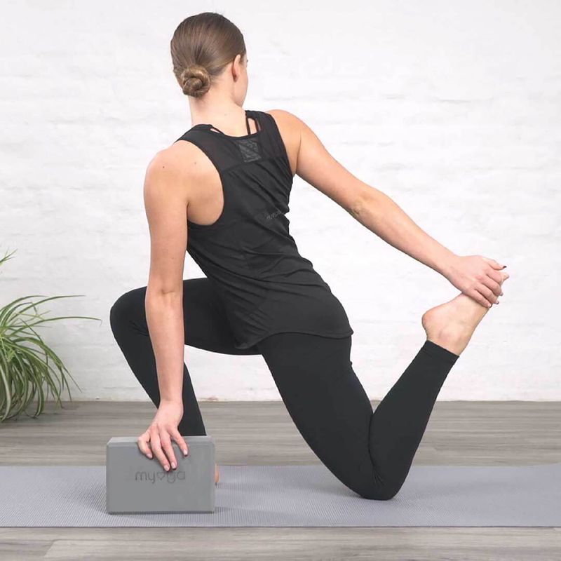 Yoga block Myga Foam Block do jogi grey 6