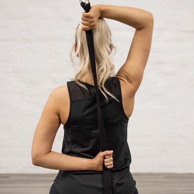 Yoga strap Myga 2 w 1 black 9