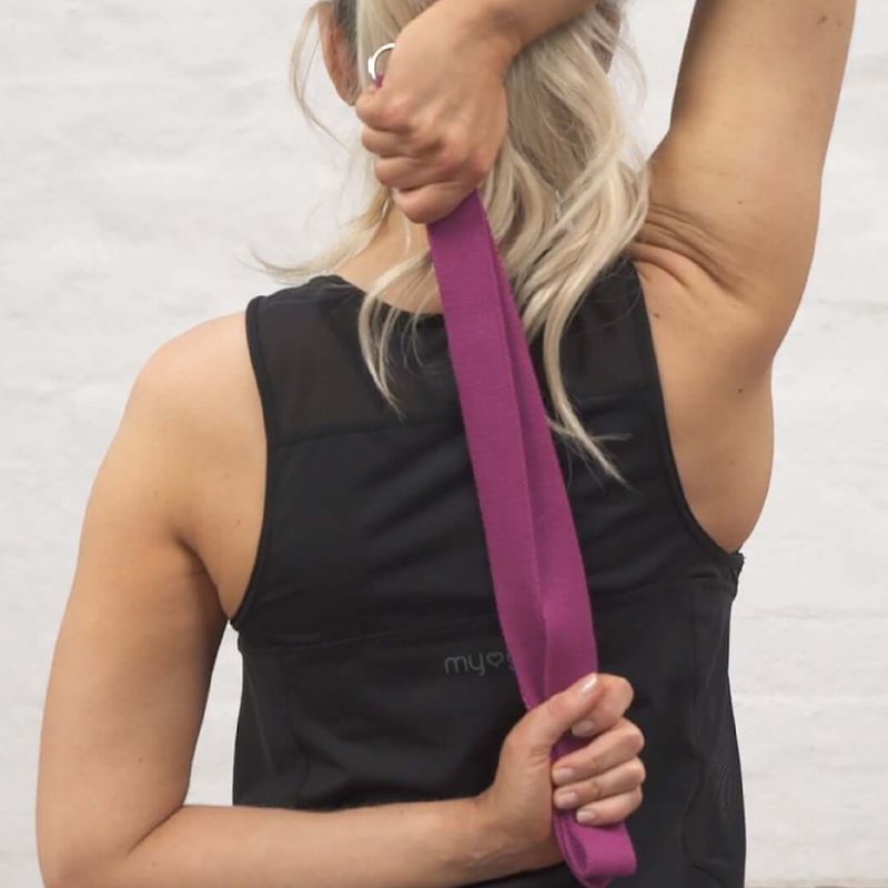 Yoga strap Myga 2 in 1 purple 4