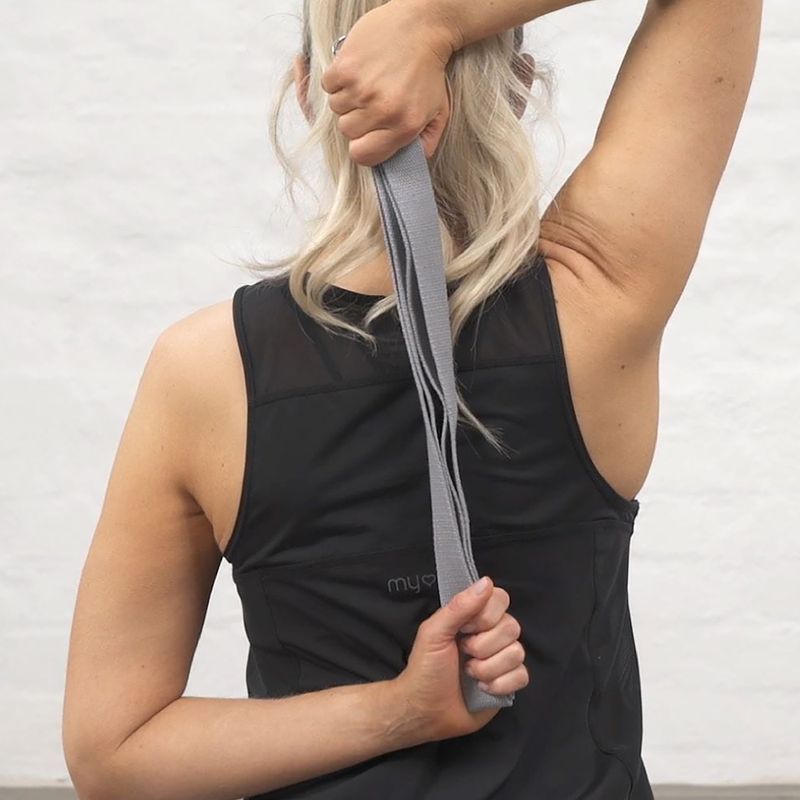 Yoga strap Myga 2 in 1 grey 13