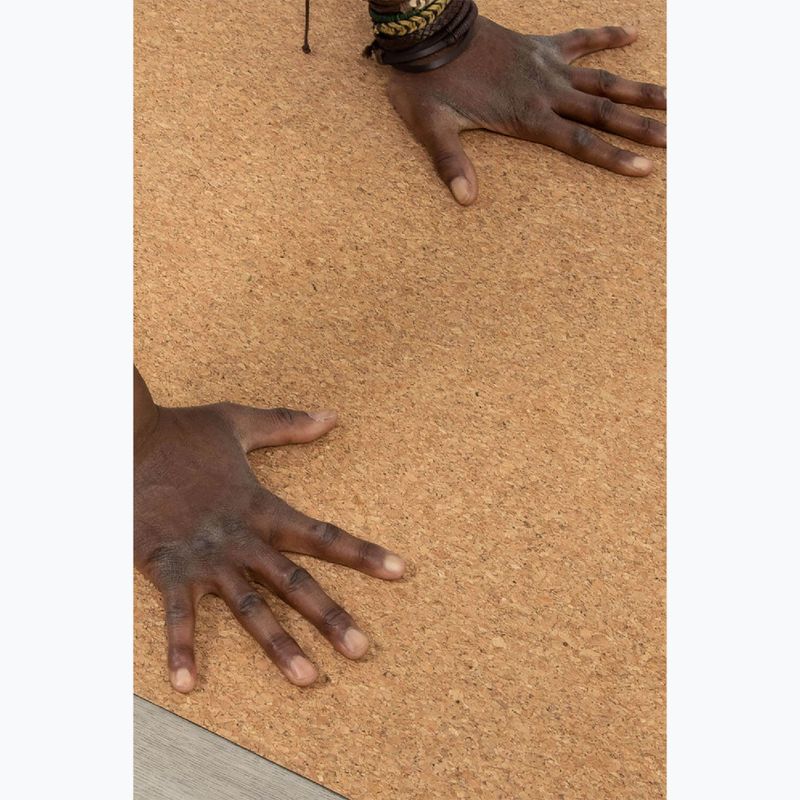 Yoga mat Myga Cork/Rubber 2 mm brown 4