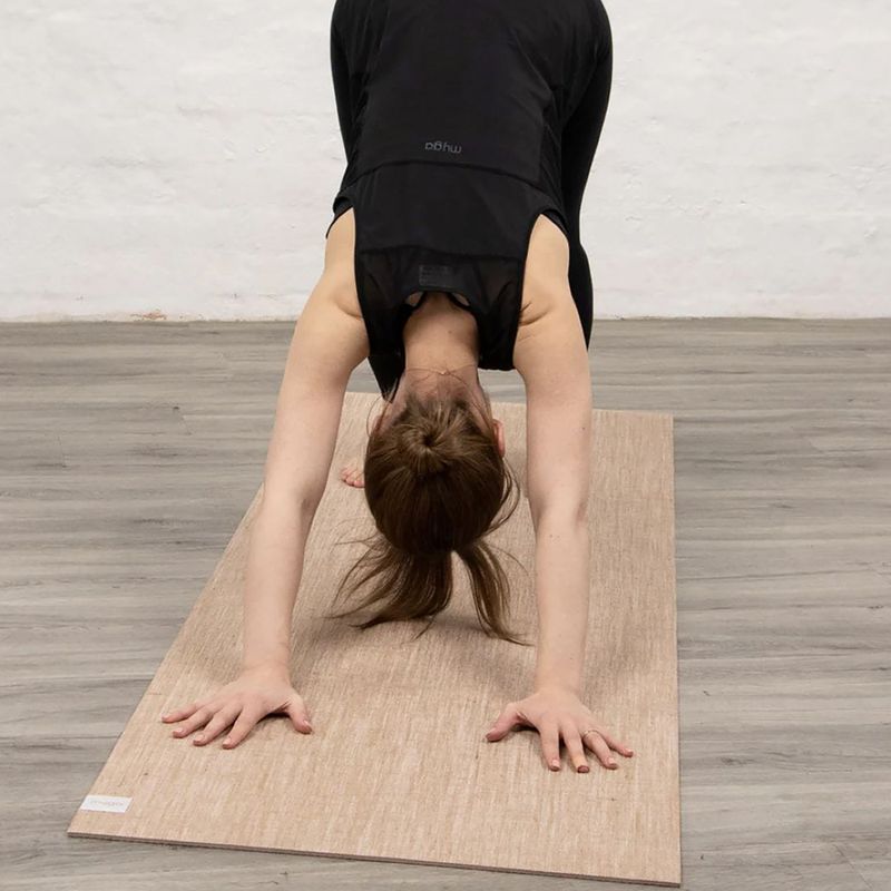 Yoga mat Myga Jute 5 mm beige 8