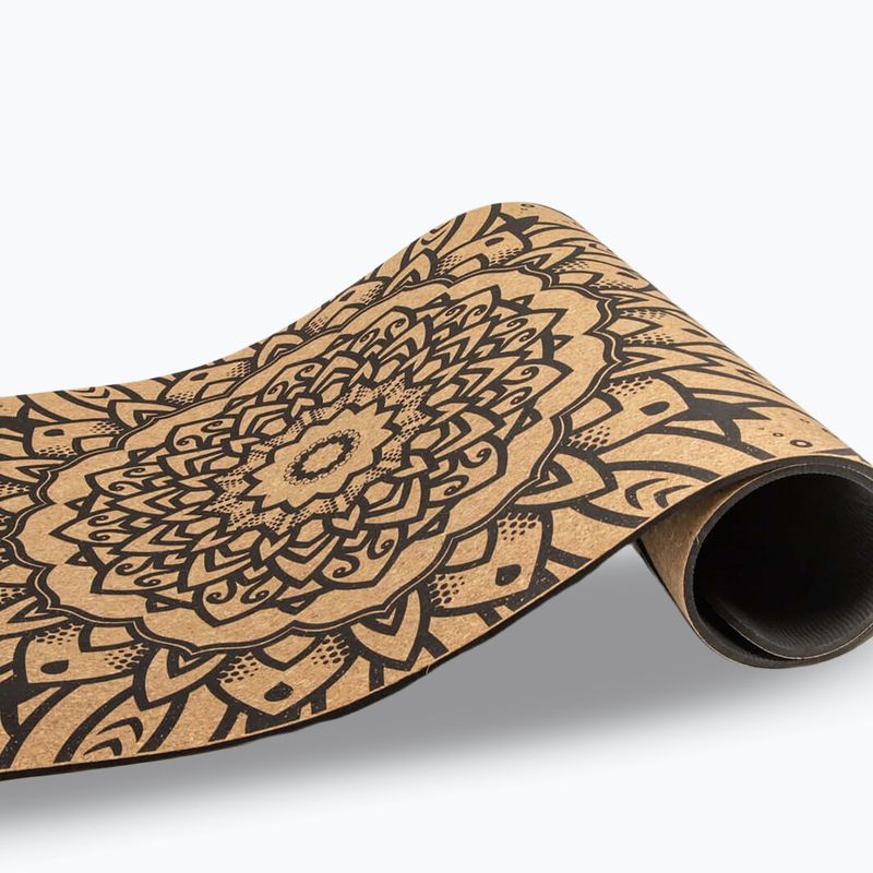 Yoga mat Myga Mandala XL 6 mm brown 4