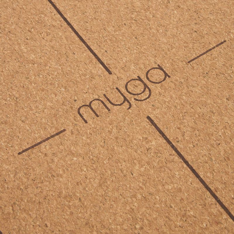 Yoga mat Myga Alignment XL 6 mm brown 2