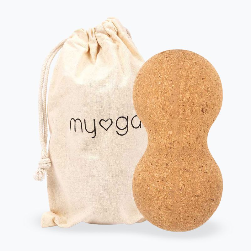 Massage ball Myga Duoball brown 4