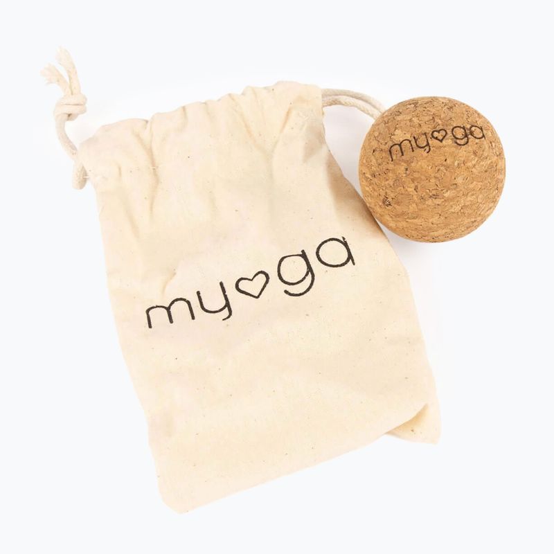 Massage ball Myga 5 cm brown 3