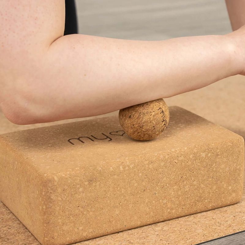 Massage ball Myga 5 cm brown 6