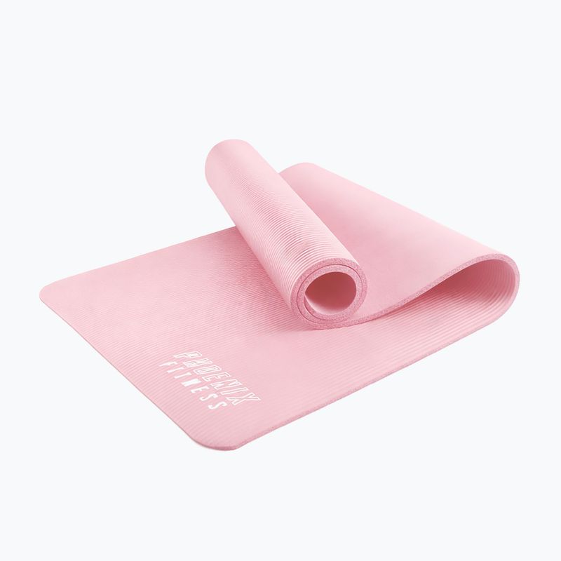 Yoga mat Phoenix Fitness pink 2