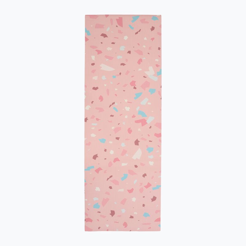 Yoga kit Myga Terrazzo Yoga Set mat + block + strap purple 2