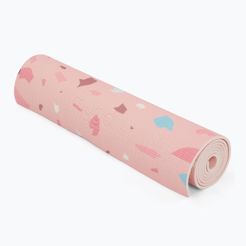 Yoga kit Myga Terrazzo Yoga Set mat + block + strap purple 3