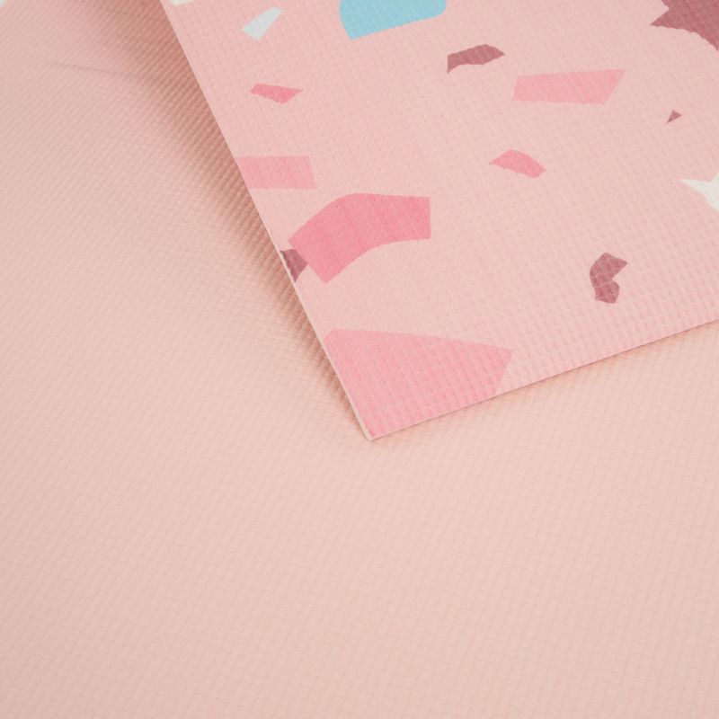 Yoga kit Myga Terrazzo Yoga Set mat + block + strap purple 4