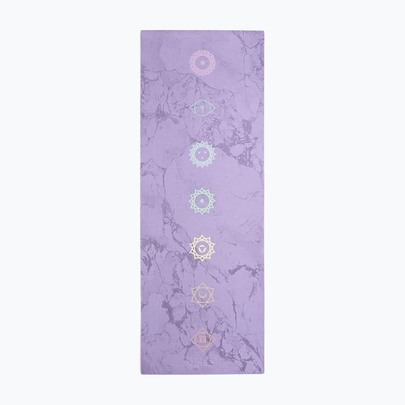Yoga set Myga Chakra Yoga Set mat + block + purple strap 4