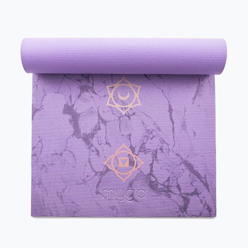 Yoga mat Myga Chakra 6 mm purple 3