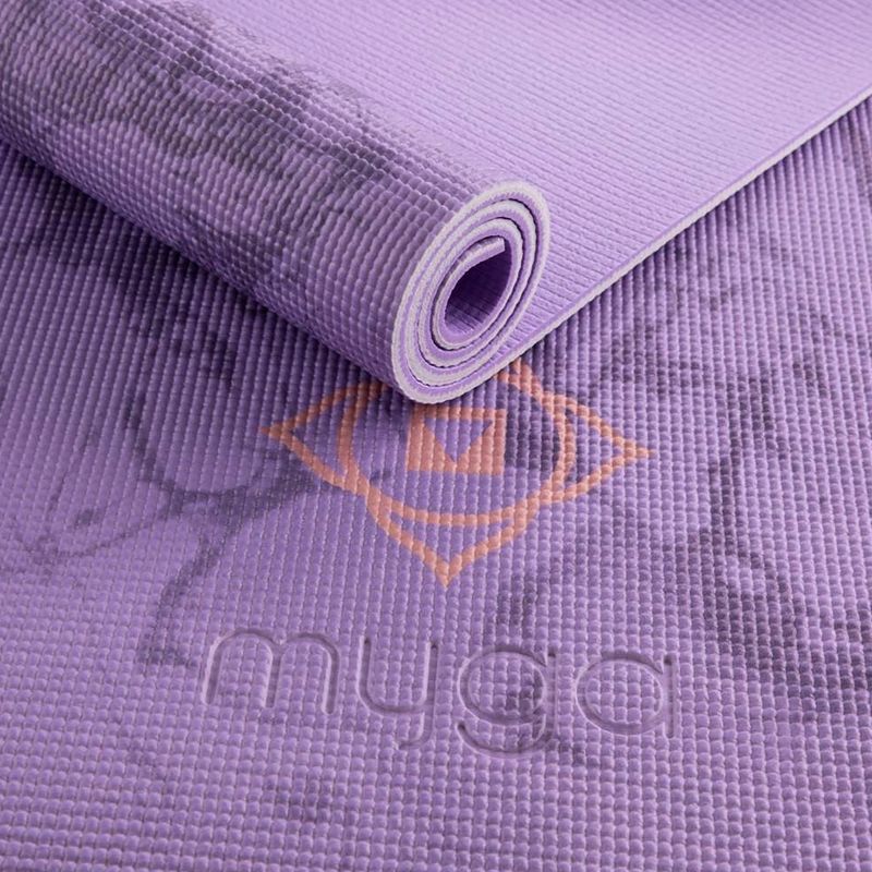 Yoga mat Myga Chakra 6 mm purple 4