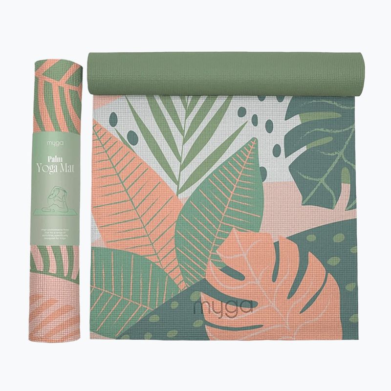 Yoga mat Myga Palm 6 mm green 9
