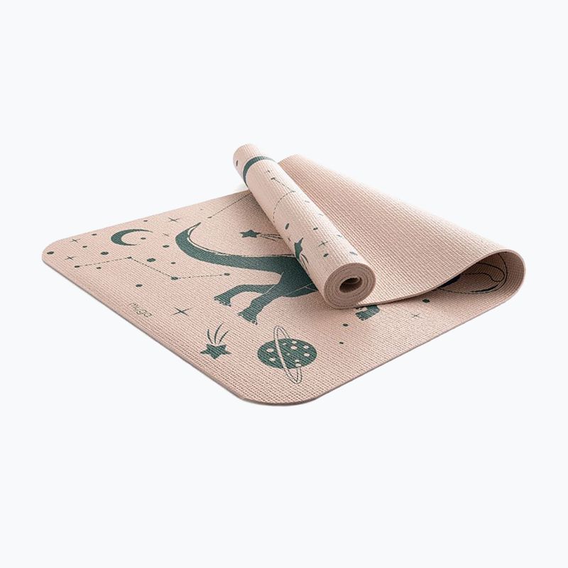Yoga mat Myga Dino 3 mm beige 8