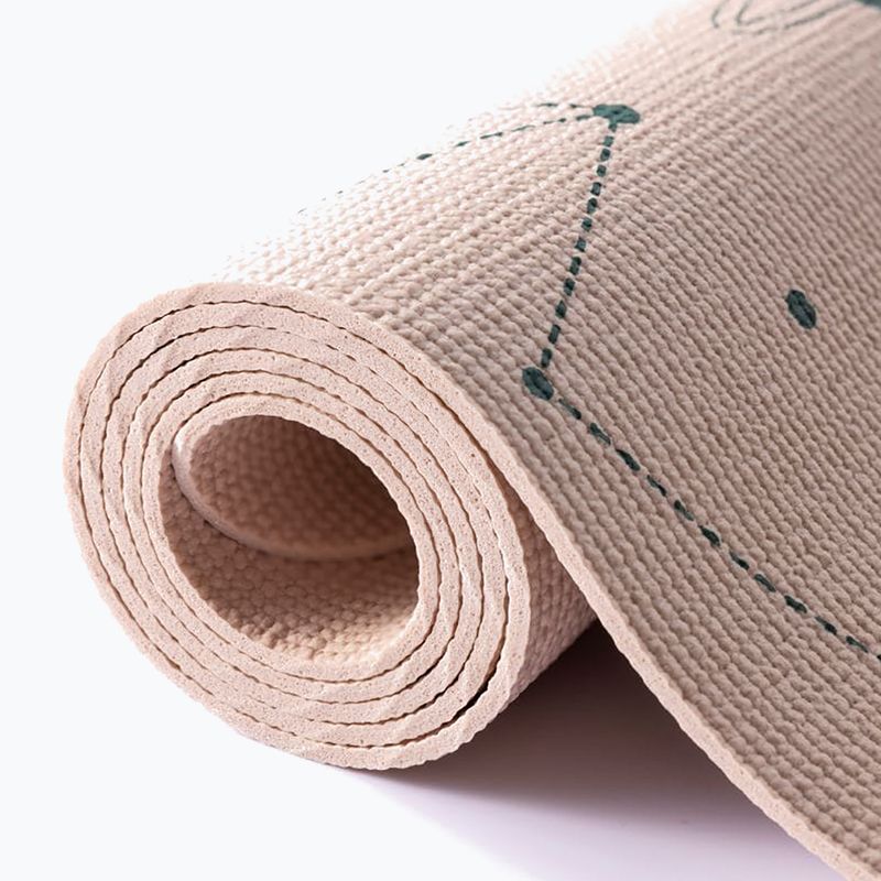 Yoga mat Myga Dino 3 mm beige 10