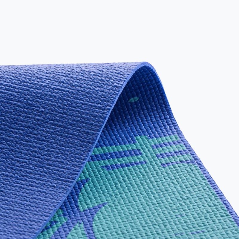Children's yoga mat Myga Frenzy 3 mm blue 6