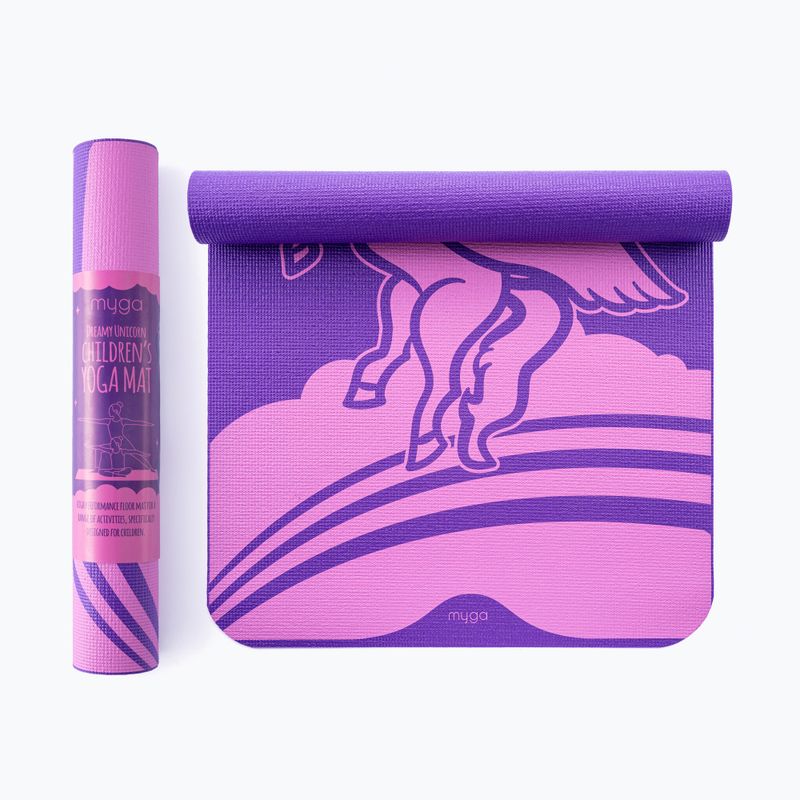Yoga mat Myga Unicorn 3 mm purple 2