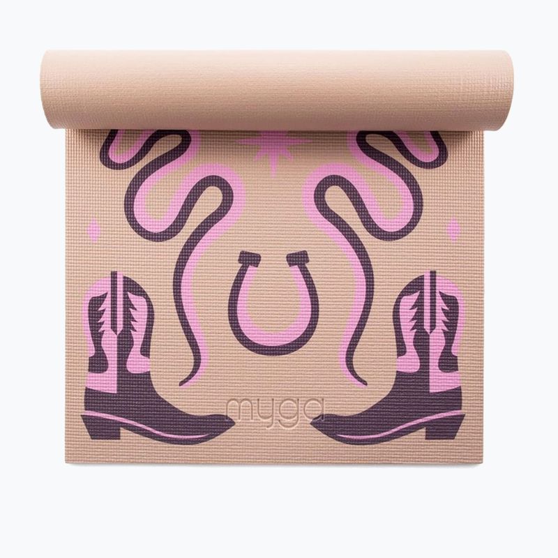 Yoga mat Myga Cowgirl 6 mm brown 2