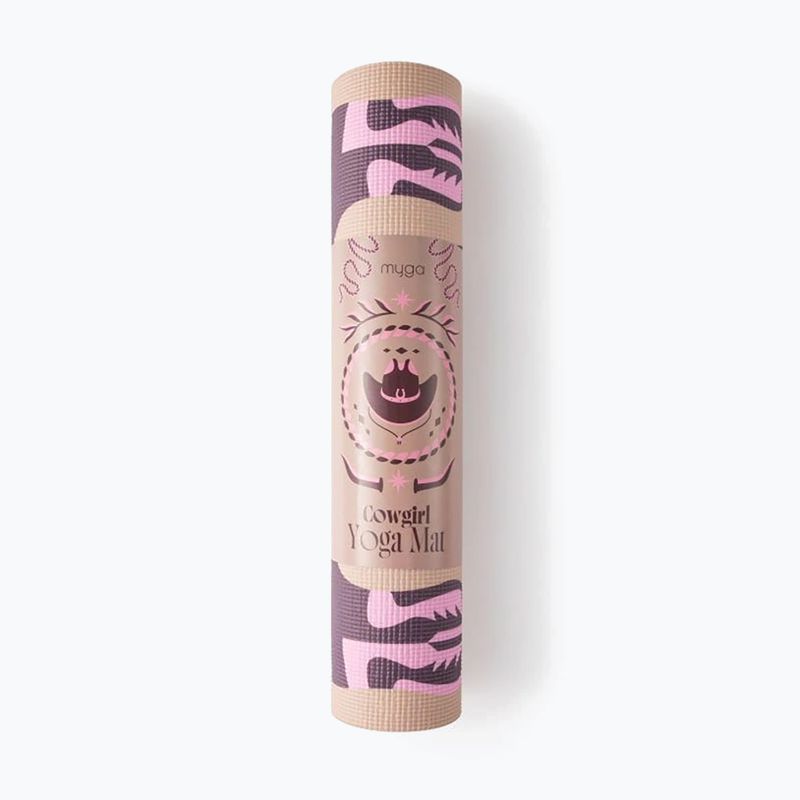 Yoga mat Myga Cowgirl 6 mm brown 8