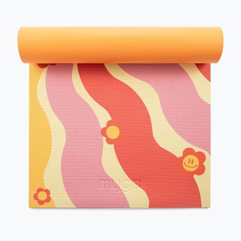 Yoga mat Myga Groovy yellow 2