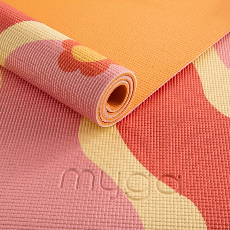 Yoga mat Myga Groovy yellow 4