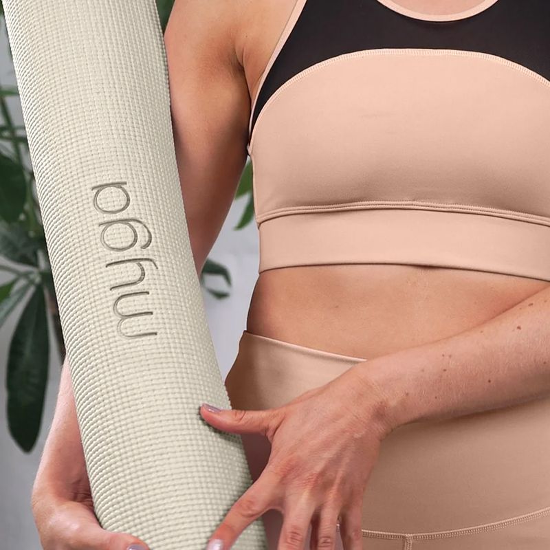 Yoga mat Myga Entry Level 4 mm ecru 3