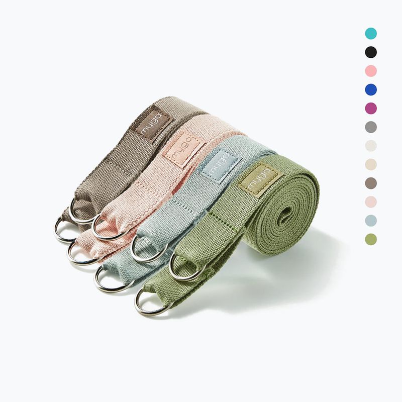 Yoga strap Myga 2 in 1 green 2