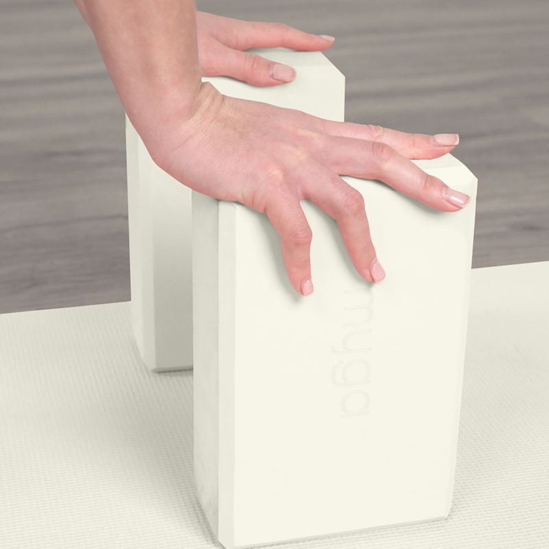 Yoga block Myga Foam Block do jogi cream 4