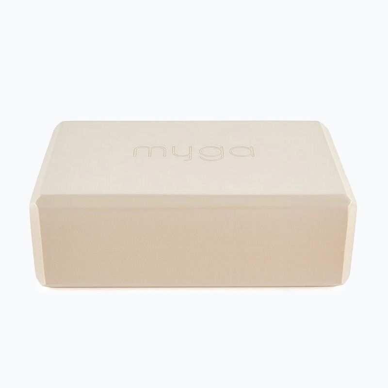 Yoga block Myga Foam Block 2 pcs beige 2