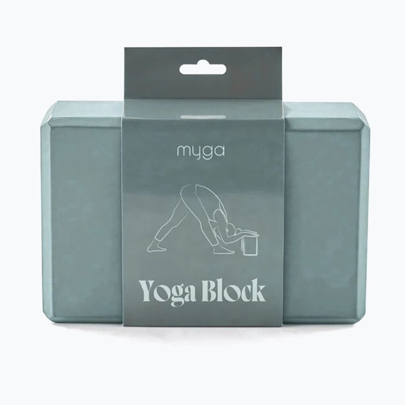 Yoga block Myga Foam Block 2 pcs. blue 3