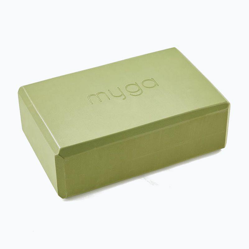 Yoga block Myga Foam Block green 2