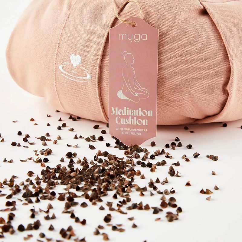 Meditation cushion Myga Zafu pink 7