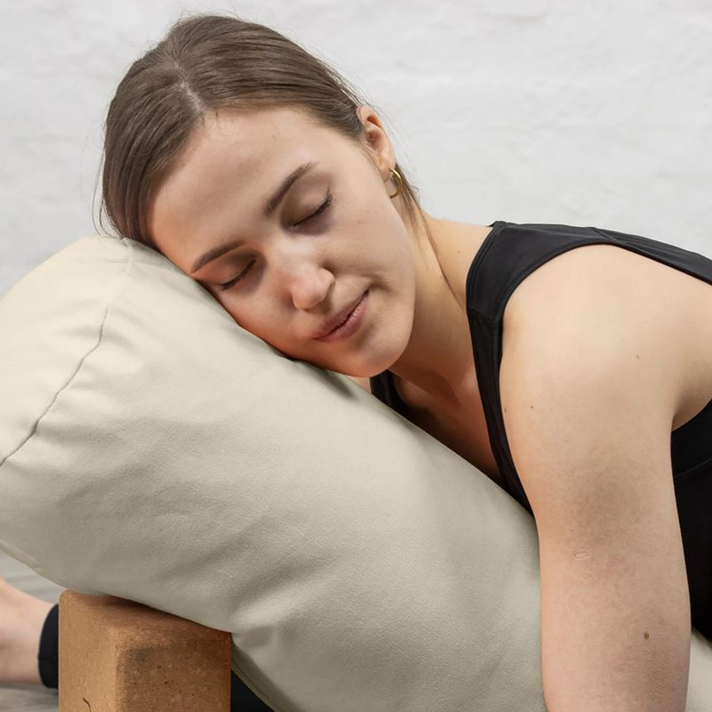 Yoga bolster Myga beige 5