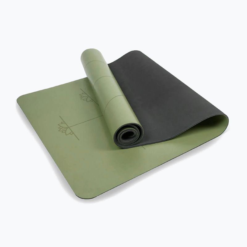 Yoga mat Myga Alignment XL 6 mm green 2