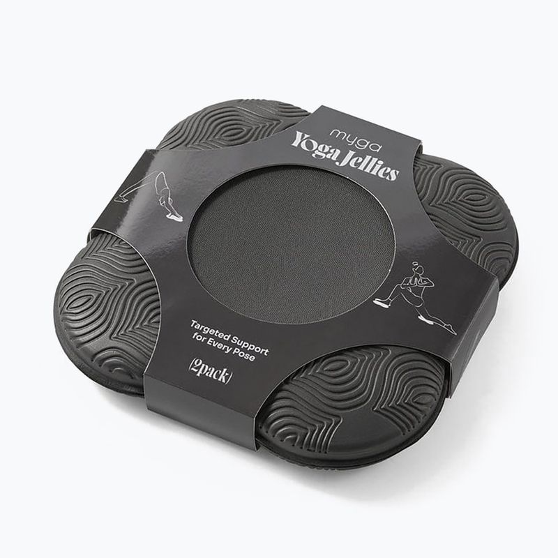 Yoga gel pad Myga 2 pcs. black 5