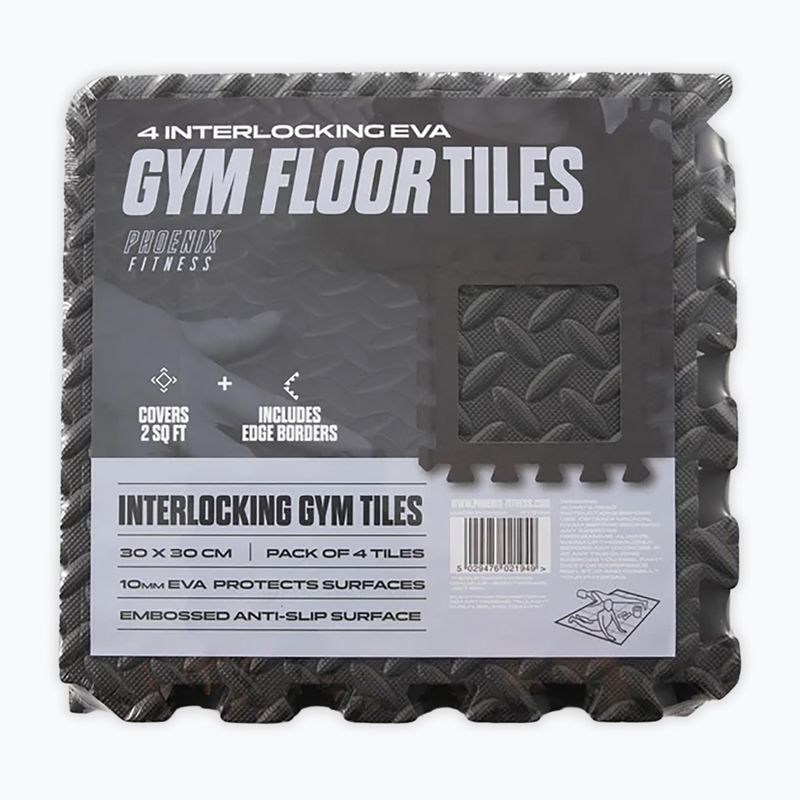 Protective mat Phoenix Fitness RY2581 4 elementy black 6