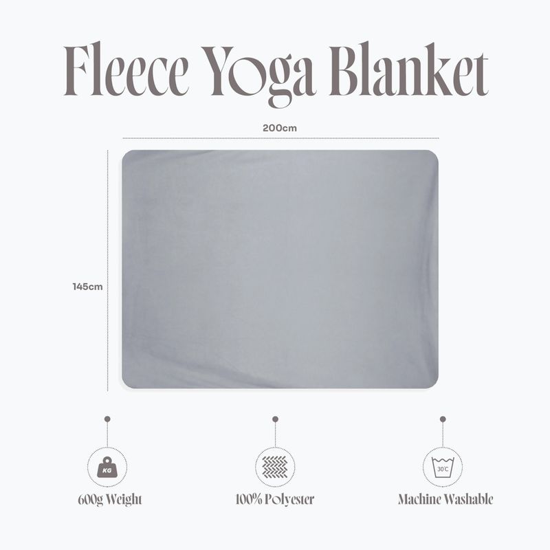 Yoga blanket Myga Fleece stone 9