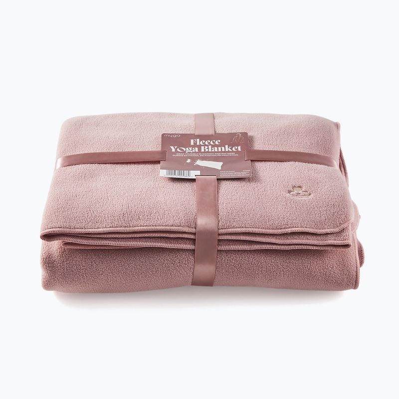 Yoga blanket Myga Fleece blush 2