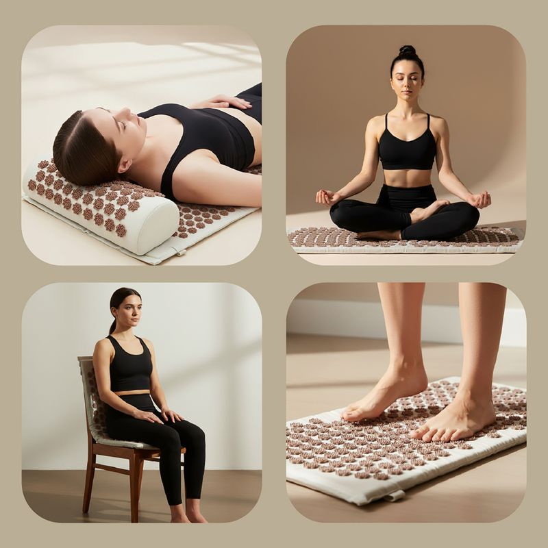 Acupressure mat Myga RY2687 beige 15