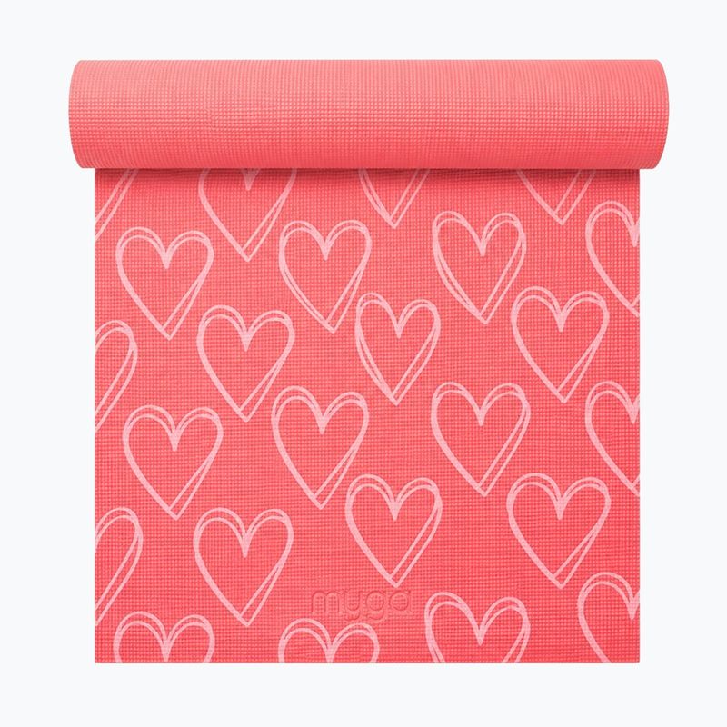 Yoga mat Myga Heart Limited Edition red 2