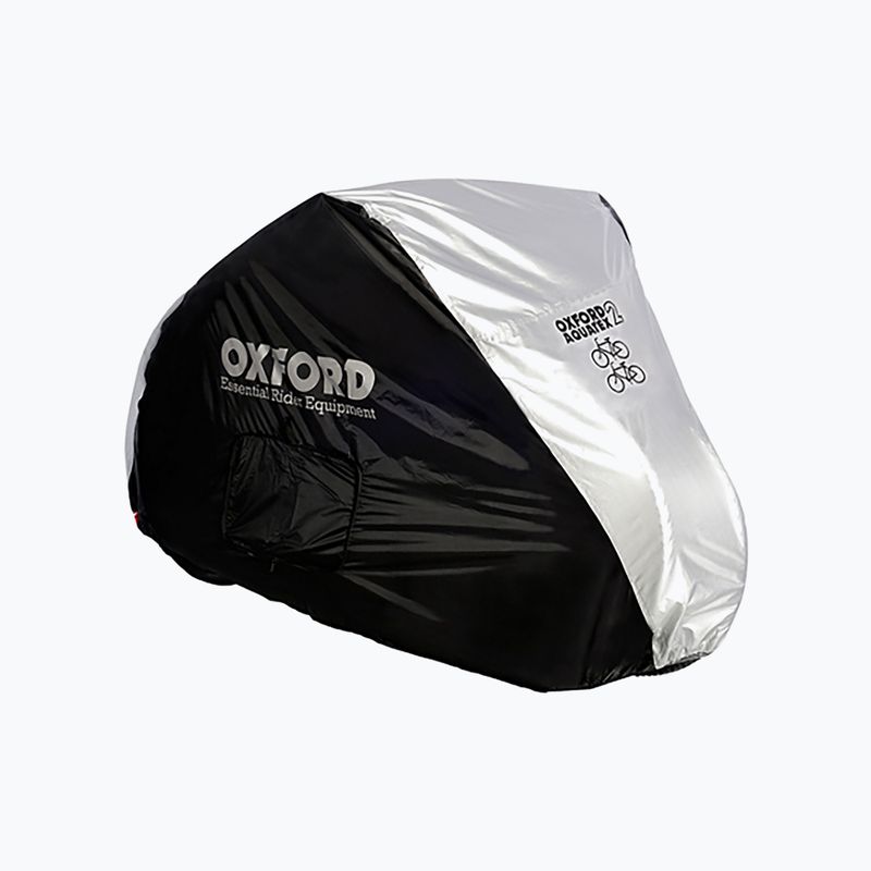 OXC Aquatex bicycle cover for 2 bicycles black/silver