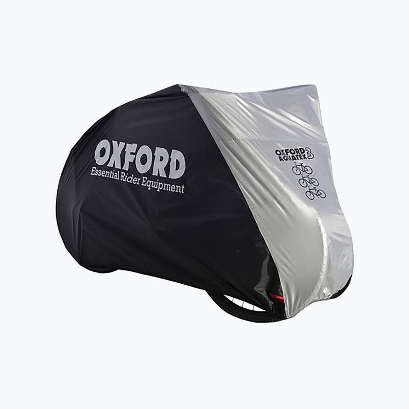 OXC Aquatex bicycle cover for 3 bicycles black/silver