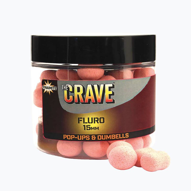 Dynamite Baits The Crave Fluoro Pop Up pink carp float balls ADY040916