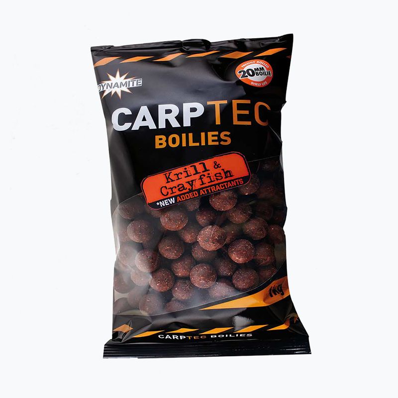 Dynamite Baits Carptec Krill & Crayfish brown carp pellets ADY041160