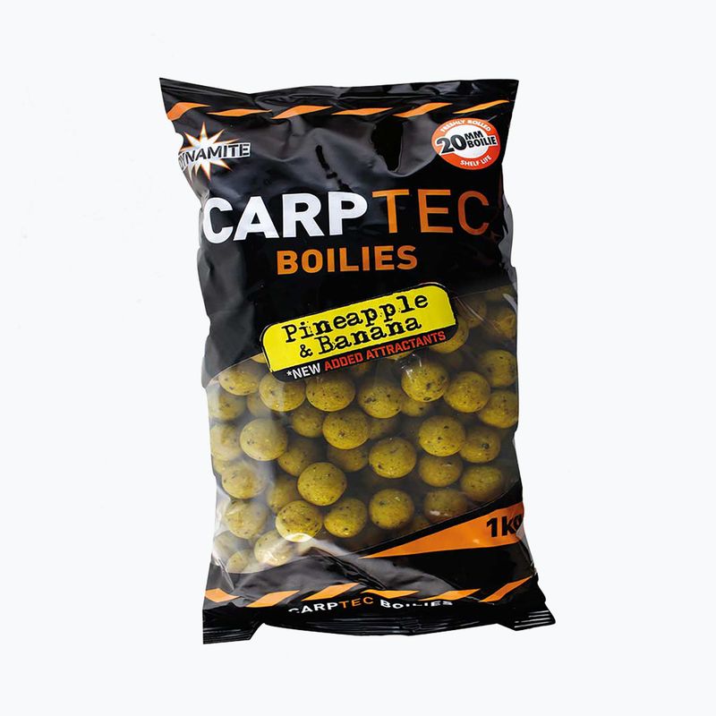 Dynamite Baits Carptec Pineapple & Banana yellow carp boilies ADY041163